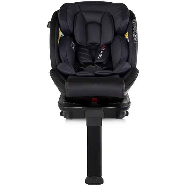 Scaun auto Chipolino Hypnotic Plus I-Size 40-150 cm cu sistem Isofix si sezut rotativ charcoal HUBSTKHYPS0261CH