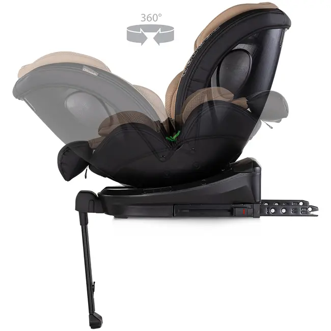 Scaun auto Chipolino Hypnotic Plus I-Size 40-150 cm cu sistem Isofix si sezut rotativ latte HUBSTKHYPS0263LA