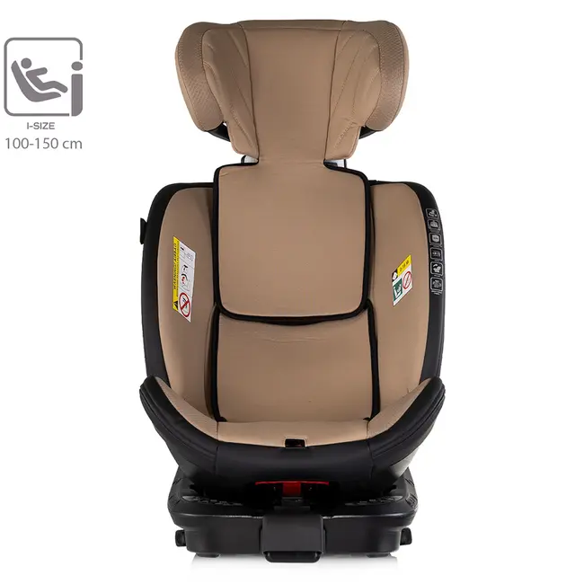 Scaun auto Chipolino Hypnotic Plus I-Size 40-150 cm cu sistem Isofix si sezut rotativ latte HUBSTKHYPS0263LA