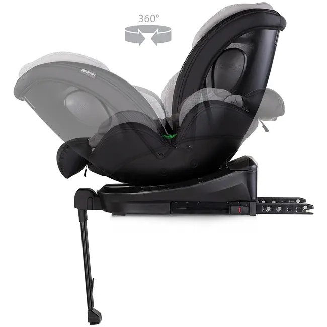 Scaun auto Chipolino Hypnotic Plus I-Size 40-150 cm cu sistem Isofix si sezut rotativ platinum HUBSTKHYPS0262PL