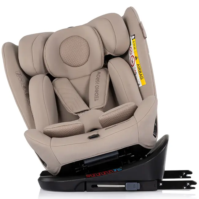Scaun auto Chipolino Techno iGrow I-Size 40-150 cm cu sistem Isofix si sezut rotativ latte HUBSTKTHG02603LA