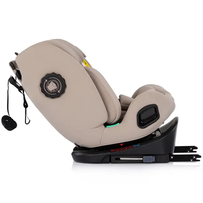 Scaun auto Chipolino Techno iGrow I-Size 40-150 cm cu sistem Isofix si sezut rotativ latte HUBSTKTHG02603LA