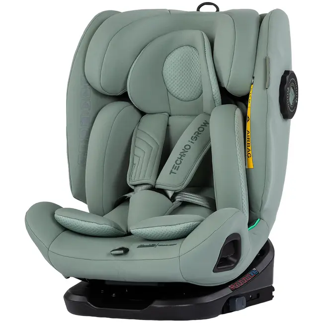Scaun auto Chipolino Techno iGrow I-Size 40-150 cm cu sistem Isofix si sezut rotativ matcha HUBSTKTHG02604MA