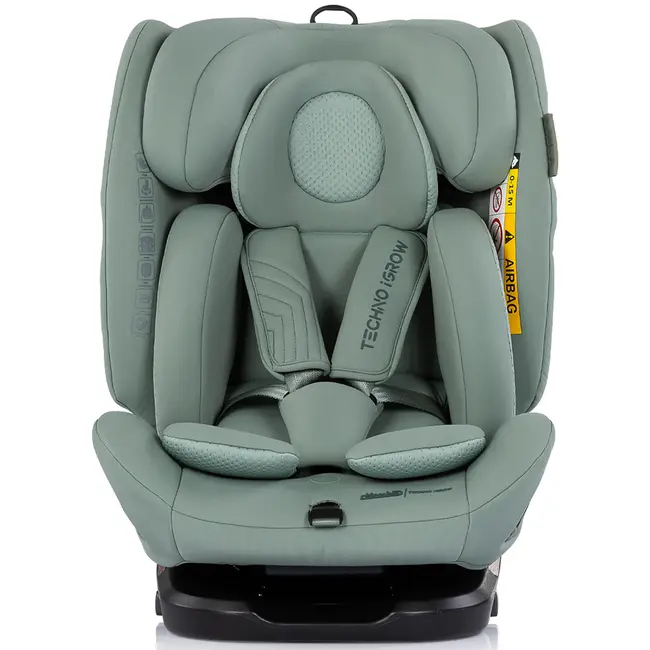 Scaun auto Chipolino Techno iGrow I-Size 40-150 cm cu sistem Isofix si sezut rotativ matcha HUBSTKTHG02604MA