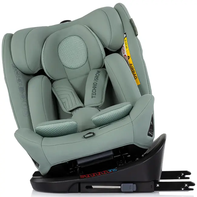Scaun auto Chipolino Techno iGrow I-Size 40-150 cm cu sistem Isofix si sezut rotativ matcha HUBSTKTHG02604MA