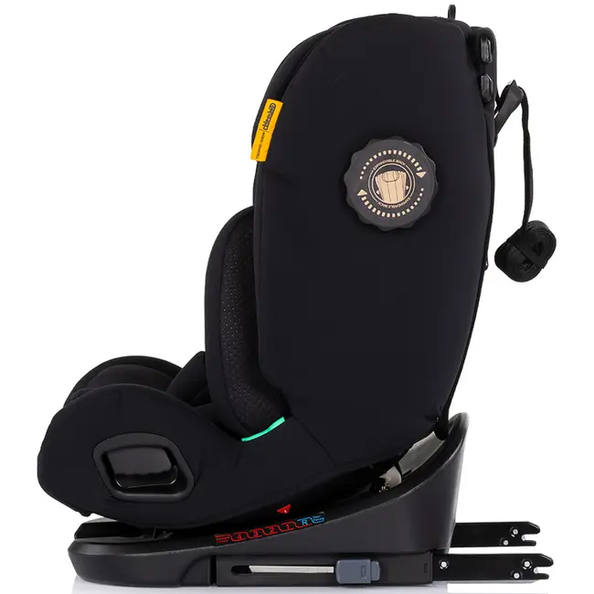 Scaun auto Chipolino Techno iGrow I-Size 40-150 cm cu sistem Isofix si sezut rotativ noir HUBSTKTHG02601NO