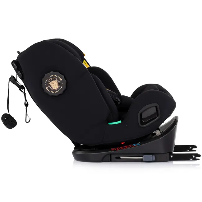 Scaun auto Chipolino Techno iGrow I-Size 40-150 cm cu sistem Isofix si sezut rotativ noir HUBSTKTHG02601NO