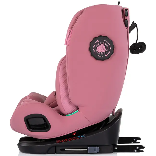 Scaun auto Chipolino Techno iGrow I-Size 40-150 cm cu sistem Isofix si sezut rotativ powder pink HUBSTKTHG02605PP