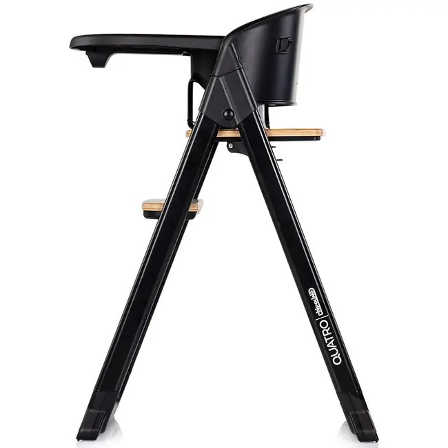 Scaun de masa Chipolino Quatro 4 in 1 charcoal HUBSTHQU02601CH