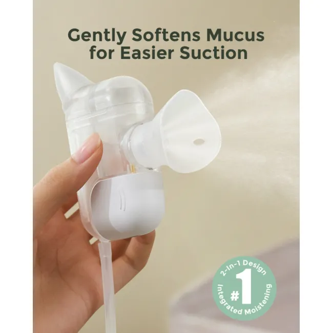 Aspirator nazal electric Momcozy BreezyClear Pro 2 in 1, spray si aspirare