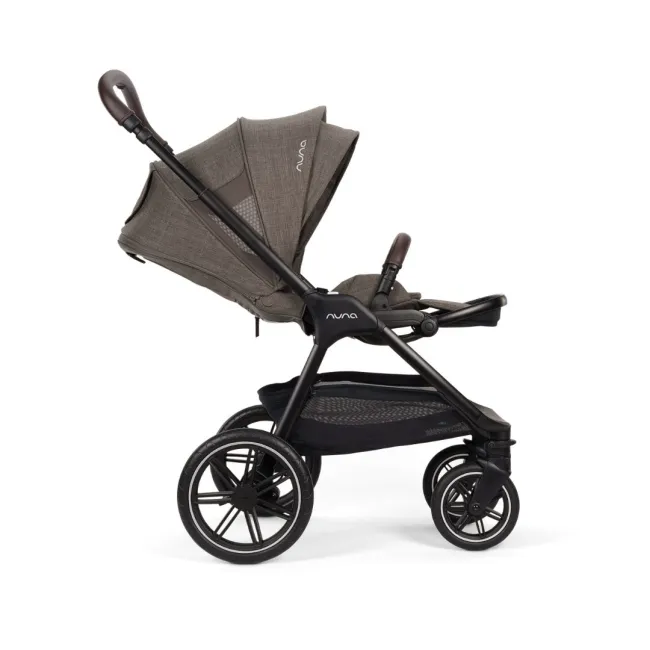 Nuna - carucior 2 in 1 triv lx chestnut cu set de accesorii pentru toate anotimpurile bbbstc21300chegl
