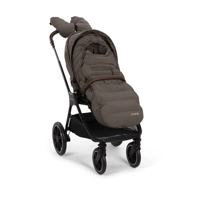 Nuna - carucior 2 in 1 triv lx chestnut cu set de accesorii pentru toate anotimpurile bbbstc21300chegl