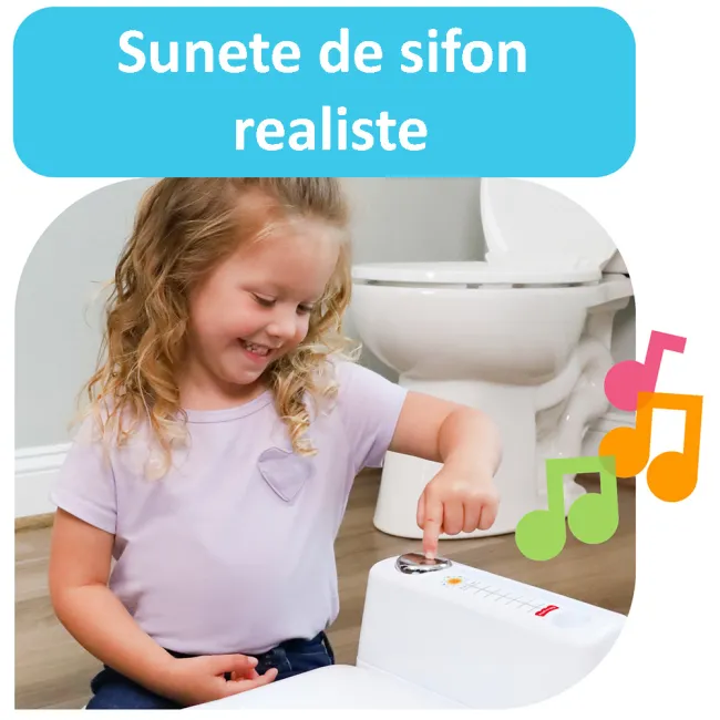 Olita pentru copii Fisher Price Potty Trainer cu sunete HUBS700470696