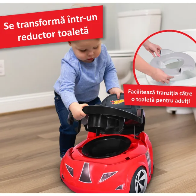 Olita pentru copii Hot Wheels Potty Trainer red HUBS700470830