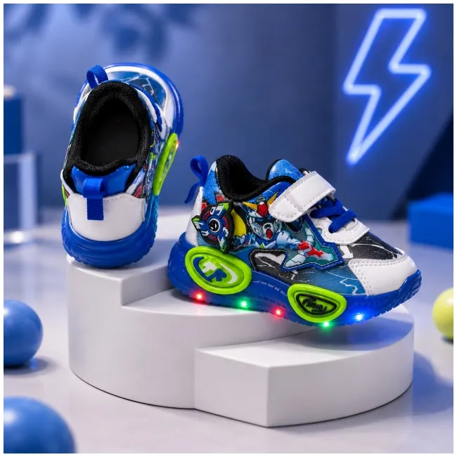 Pantofi sport cu lumini led, model robo 2, multicolor adt-60-2x