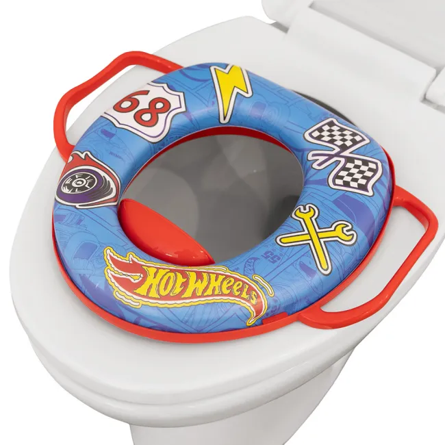 Reductor toaleta pentru copii Hot Wheels Soft Potty Seat HUBS700470679