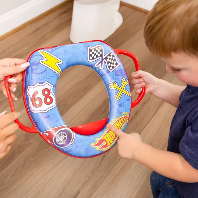 Reductor toaleta pentru copii Hot Wheels Soft Potty Seat HUBS700470679
