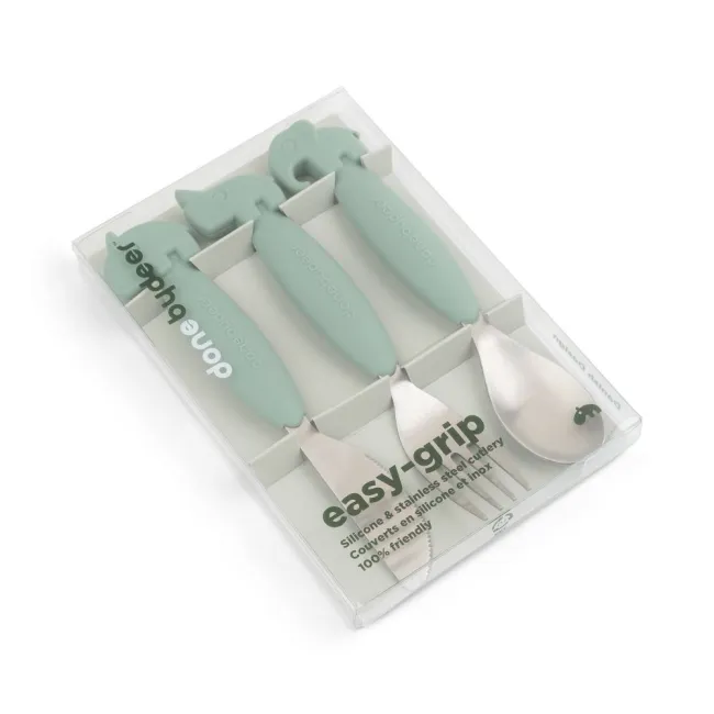 Set tacamuri Done by Deer Easy-grip Deer Friends Green