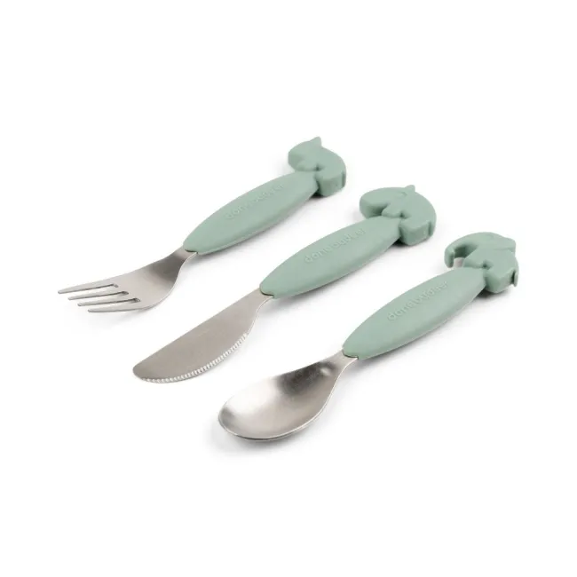 Set tacamuri Done by Deer Easy-grip Deer Friends Green