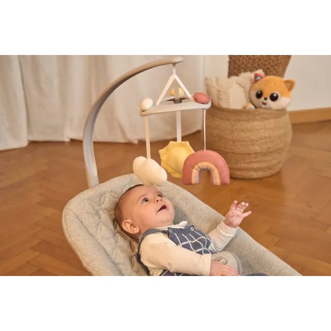 Balansoar pentru bebelusi Chicco Zen Wave, structura lemn, Wooden Grey (Gri), 0luni+ CHC8709180-8