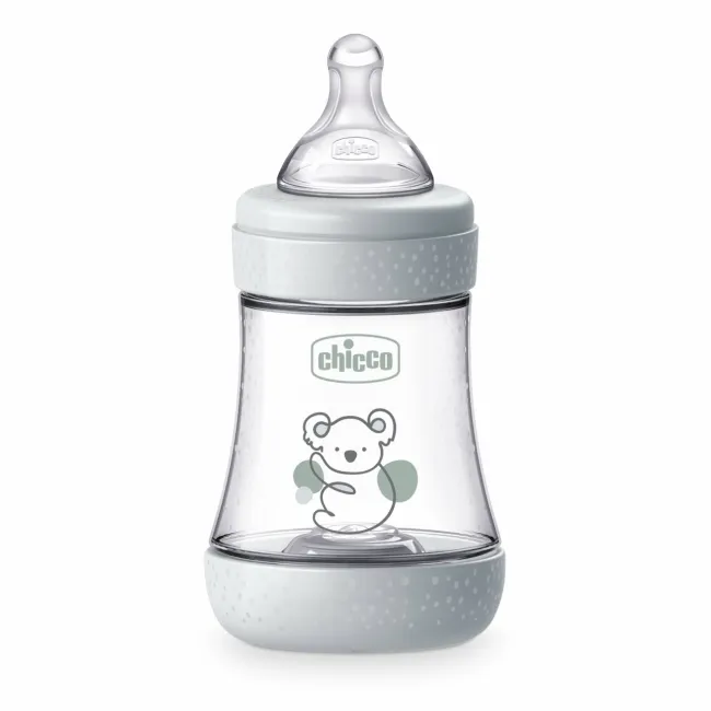 Biberon Chicco Perfect5 150ml, biofunctional, anti-colici, tetina silicon, flux lent, unisex, 0luni CHC2021132-7