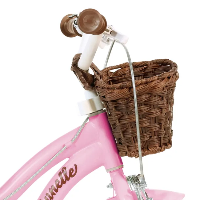 Bicicleta copii 12" - retro (roz)