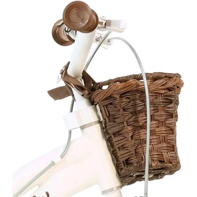 Bicicleta copii 16" - retro (alb)