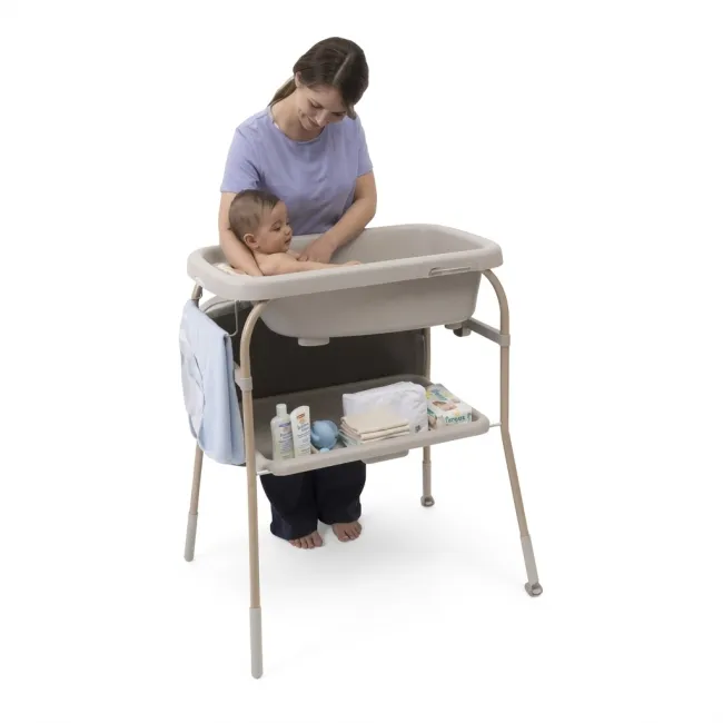 Cadita cu masa de infasat Chicco SoftBuble, Scandinavian, 0luni+ CHC8718661-8