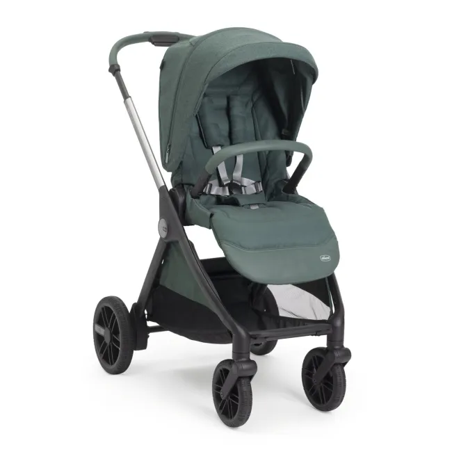 Carucior copii 3 in 1 Chicco Bellagio 2, Fir Tree (verde inchis), 0luni+ CHC8718333+8713733+8714633-8