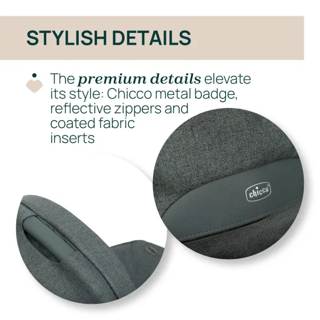 Carucior copii 3 in 1 Chicco Bellagio 2, Fir Tree (verde inchis), 0luni+ CHC8718333+8713733+8714633-8