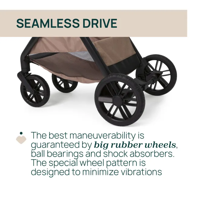 Carucior copii 3 in 1 Chicco Bellagio 2, First Seat Recline, Caramel (maro), 0luni+ CHC8718352+8713752+8710052-8