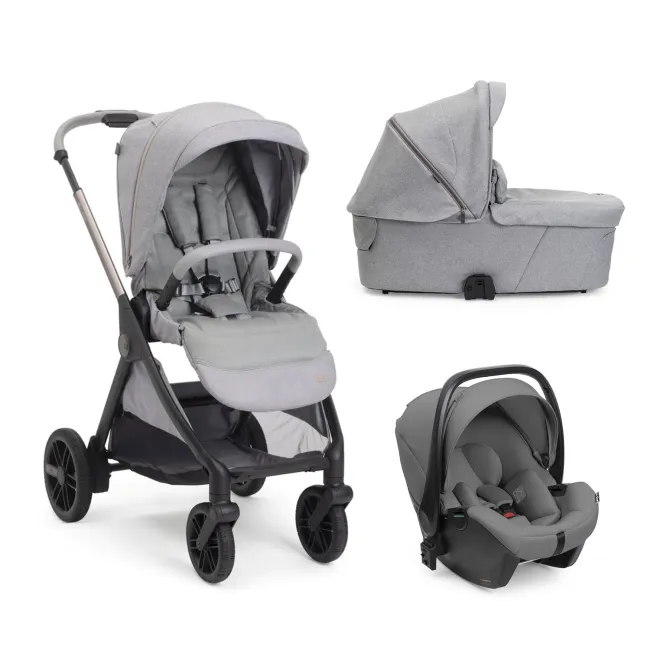 Carucior copii 3 in 1 Chicco Bellagio 2, Lunar Rock (gri deschis), 0luni+ CHC8718340+8713740+8714640-8