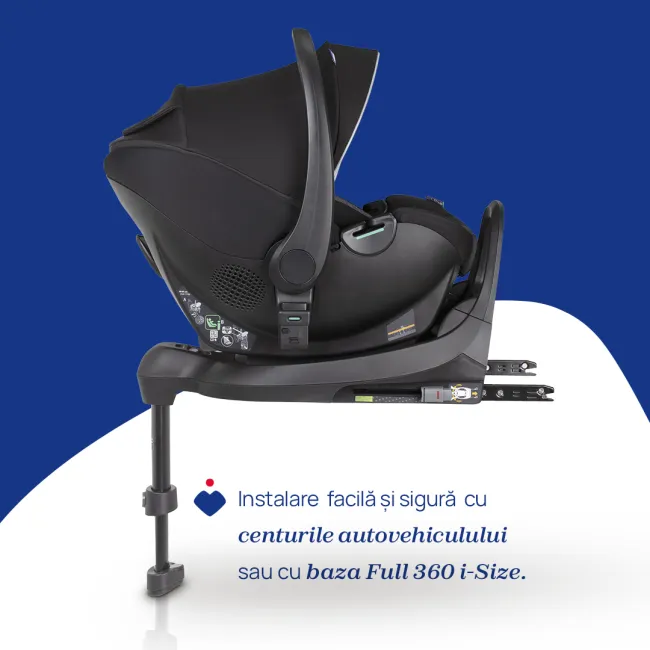 Carucior copii 3 in 1 Chicco Bellagio 2, Lunar Rock (gri deschis), 0luni+ CHC8718340+8713740+8714640-8