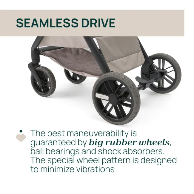Carucior copii 3 in 1 Chicco Bellagio Primo, First Seat Recline, ComoLake (bej), 0luni+ CHC8724006+8713706+8710006-8