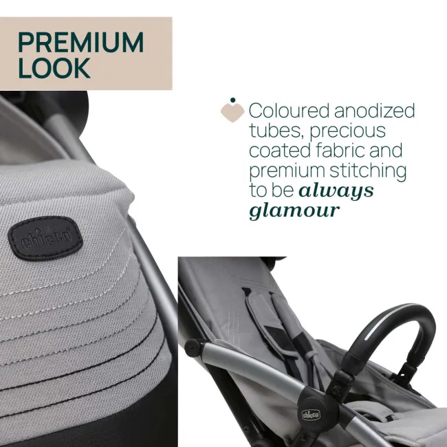 Carucior sport Chicco Goody XPlus PearlGrey (Gri), 0luni+ CHC87040-8_PEARL GREY