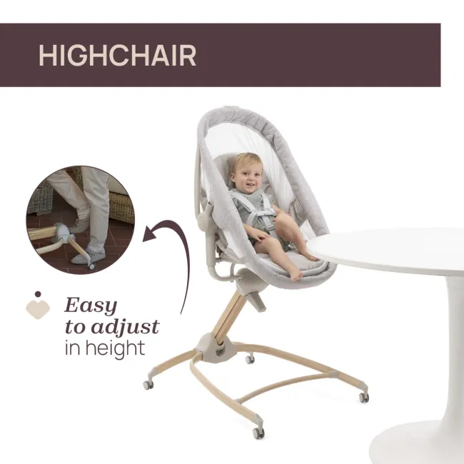 Cosulet multifunctional 4 in 1 Chicco Baby Hug Armonia, Scandinavian (Gri), 0 luni+ CHC8715761-8