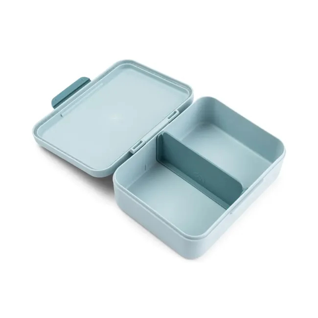 Cutie pentru pranz cu separator Done by Deer Tiny Farm Blue