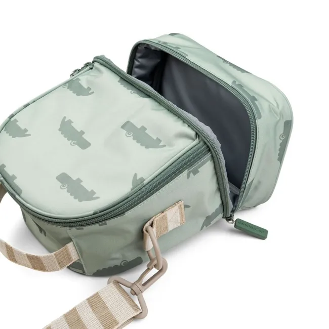 Geanta termica pentru pranz Done by Deer Croco Green