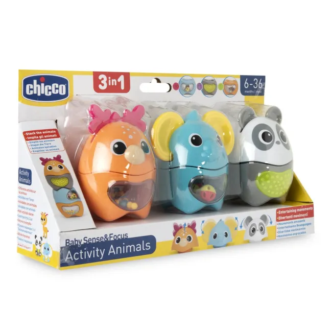 Jucarie Chicco Animalute amuzante, 6-36luni CHC12154-1