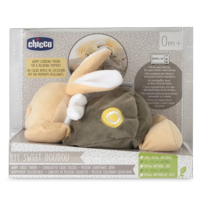 Jucarie de plus Chicco Iepuras anticolici My Sweet DouDou, unisex, 0luni+ CHC12161-1