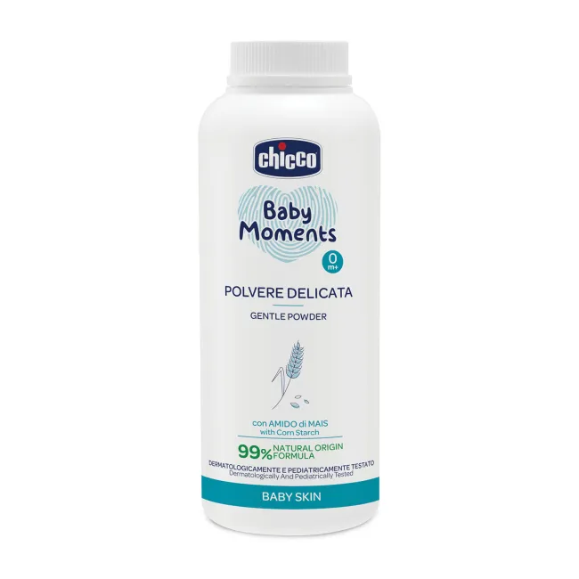 Pudra Chicco din amidon de porumb pentru protectie zona scutec, 130g CHC12800-9