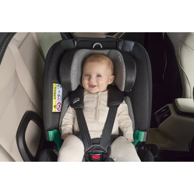 Scaun auto Chicco FullSeat I-Size, baza isofix rotativa 360, BlackSatin (Negru), 61-150cm, 3luni-12ani CHC8719045-8