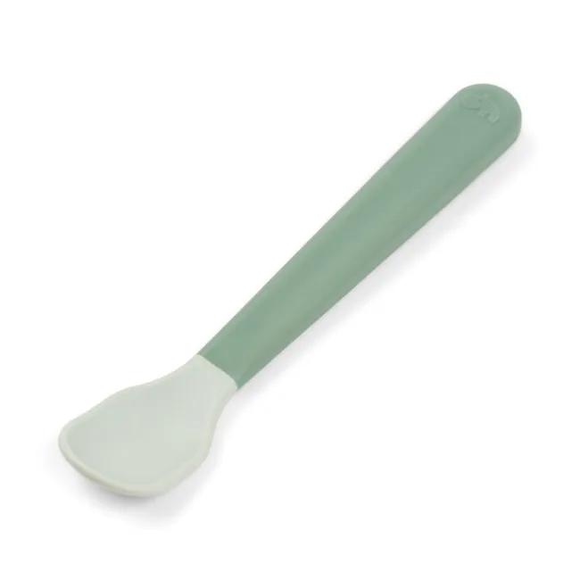 Set pentru primele mese cu ventuza Done by Deer Foodie Happy Clouds Green