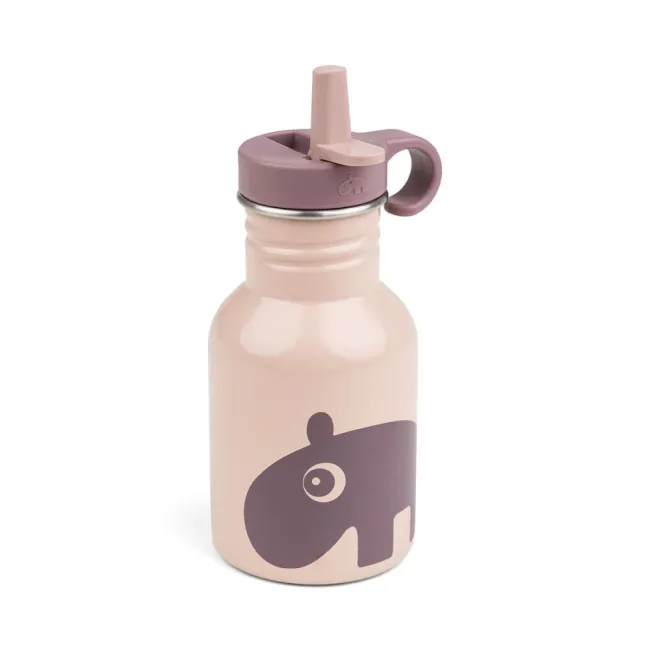 Sticla metalica cu pai Done by Deer Ozzo Powder 350 ml