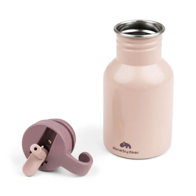 Sticla metalica cu pai Done by Deer Ozzo Powder 350 ml