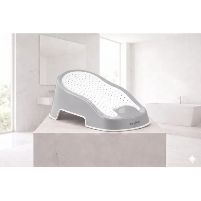 Suport pentru baie Soft Touch BabyJem, Gri JEMbj_9162