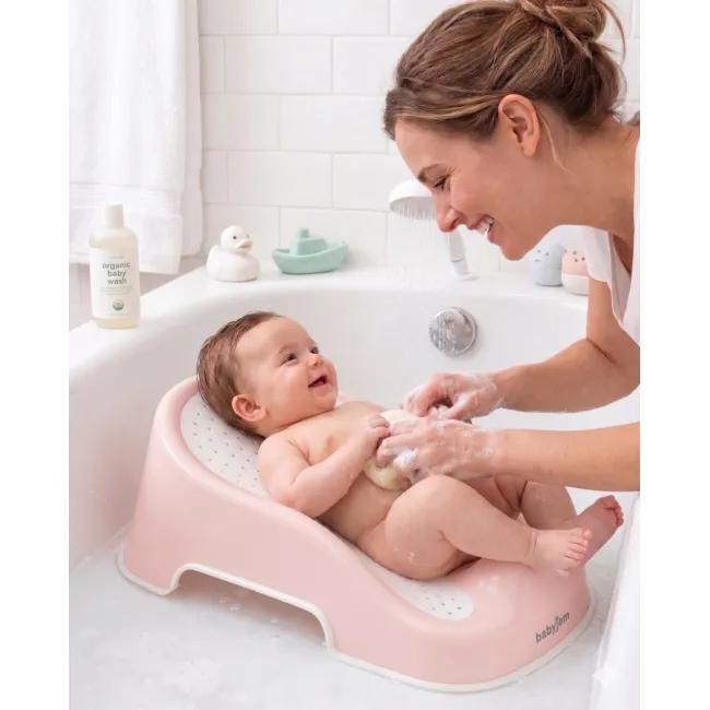 Suport pentru baie Soft Touch BabyJem, Roz JEMbj_9164