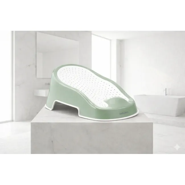 Suport pentru baie Soft Touch BabyJem, Verde JEMbj_9165