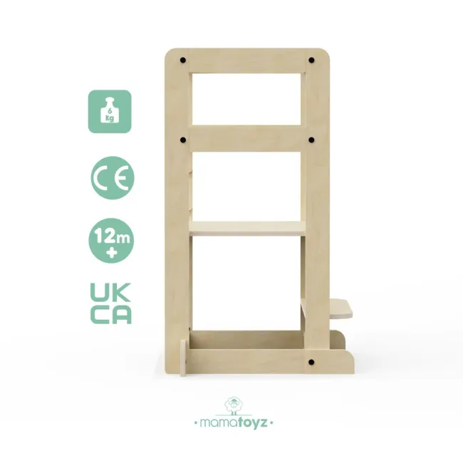 Turn de invatare multifunctional Kule Lite, Natur, MamaToyz JEMMtyz_kulelite