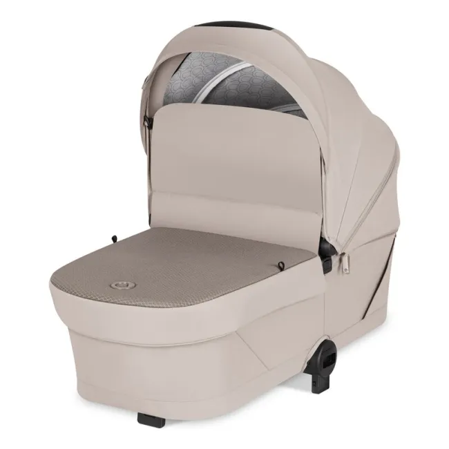 Carucior 2 in 1, Lionelo, Sia Flex, 7.6 kg, Include landou pliabil pe cadru, Ultracompact, Pliere rapida cu o mana, Copertina UPF50+, Cu accesorii incluse, 0-48 luni, Sustine 22 kg, Bej BYNLO-SIA_FLEX_BEIGE_SAND